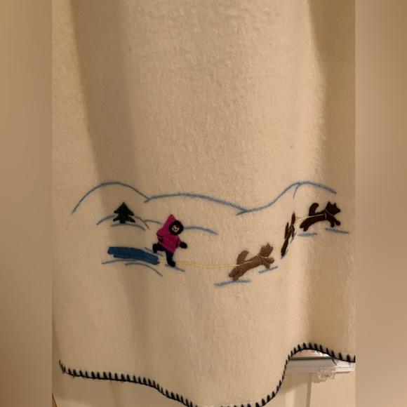 Labrador Wool Embroidered Coat - Picture 4 of 10